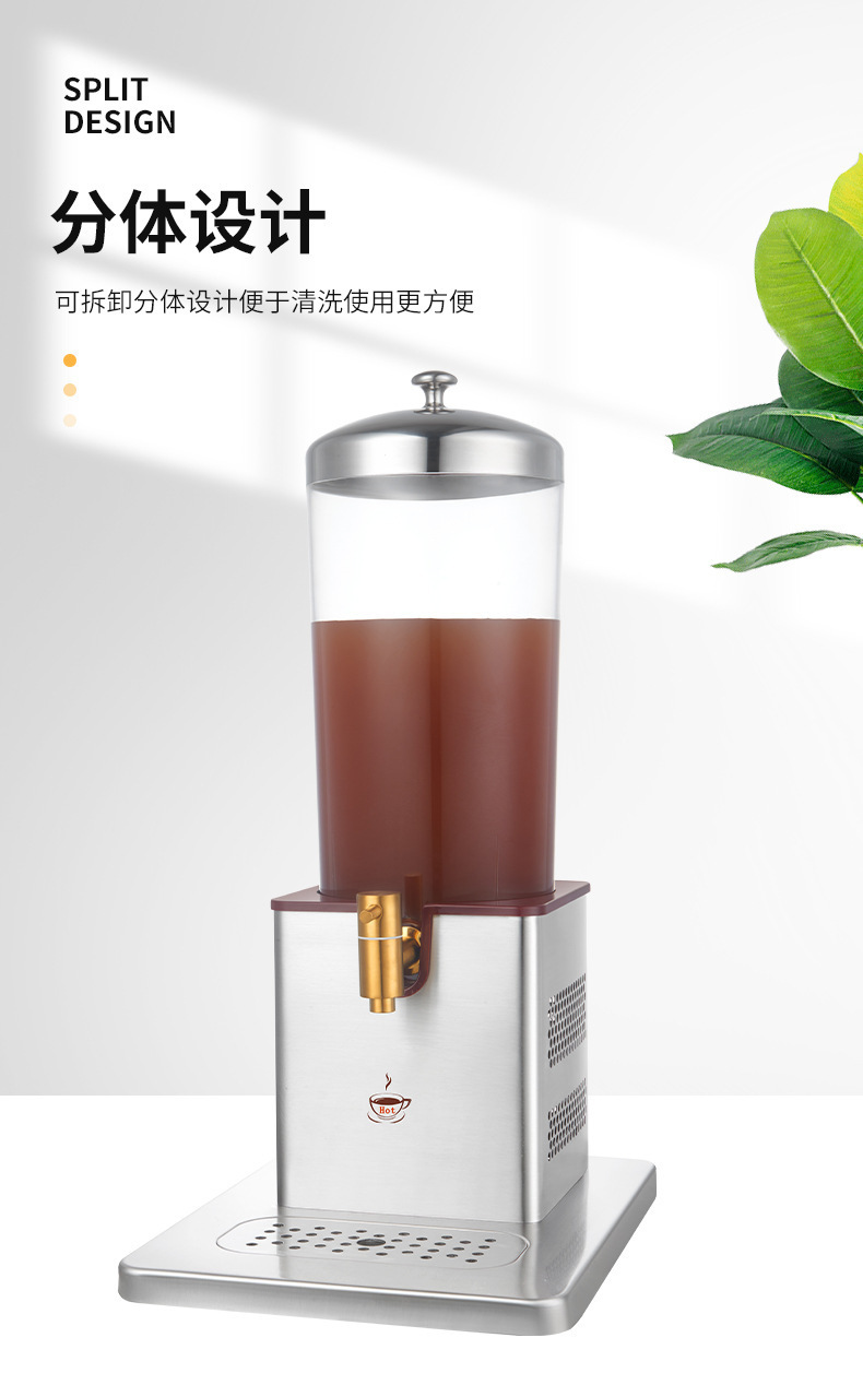 Máy trung bình, máy nước ép lạnh, sữa nóng và máy pha trà.