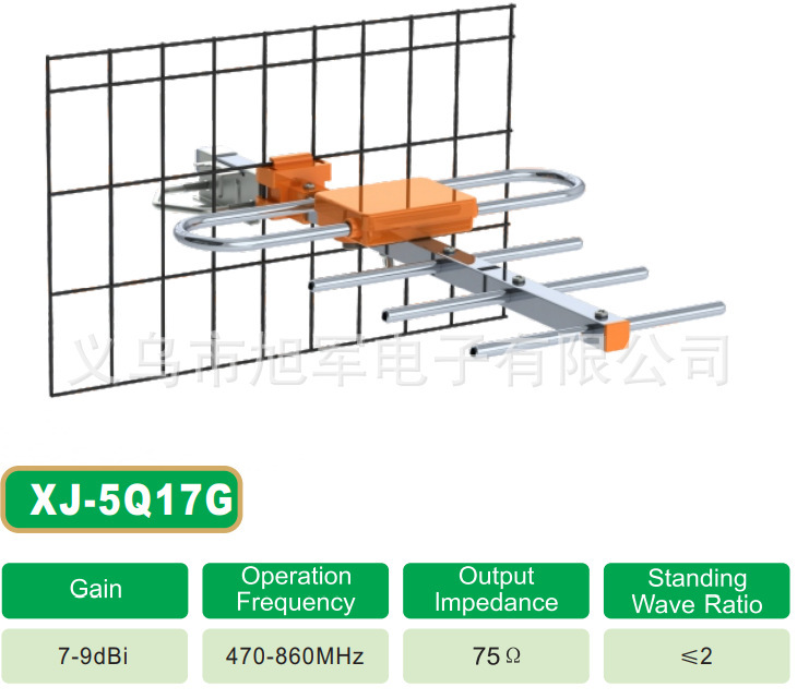 ăng ten truyền hình ngoài trời dựa trên nền tảng DTMB có độ phân giải cao qua biên giới