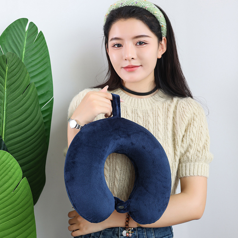 Customized factory direct sales to optional colour office for a lunch break on a U-type pillow