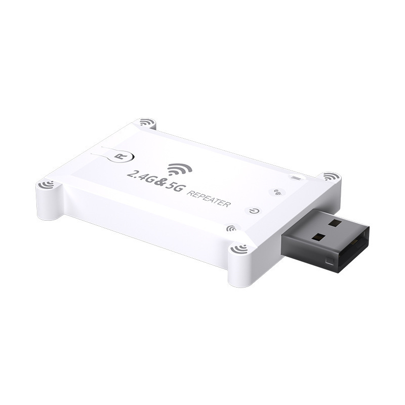 Usb1200M double frequency 2.4G 5.8G WIFI signal repeater Wireless signal amplifier extensioner