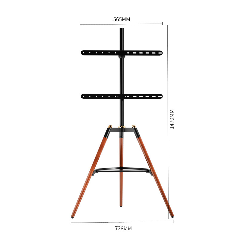 The plant customizes the 32-65-inch television stand to rotate up and down the lumber art stand