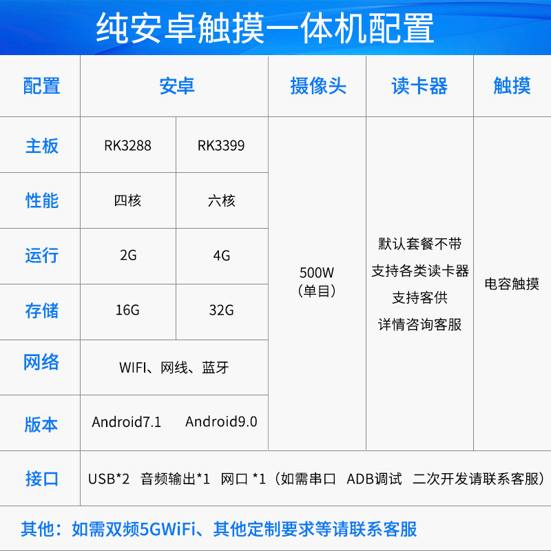 Query-to-touch self-service multimedia terminal wall-mounted advertising liner stand-by promotional interactive display