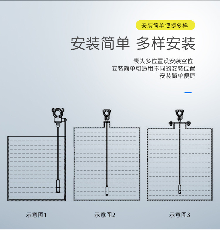 静压式液位计扩散硅水位传感器消防水池水箱控制投入式液位变送器