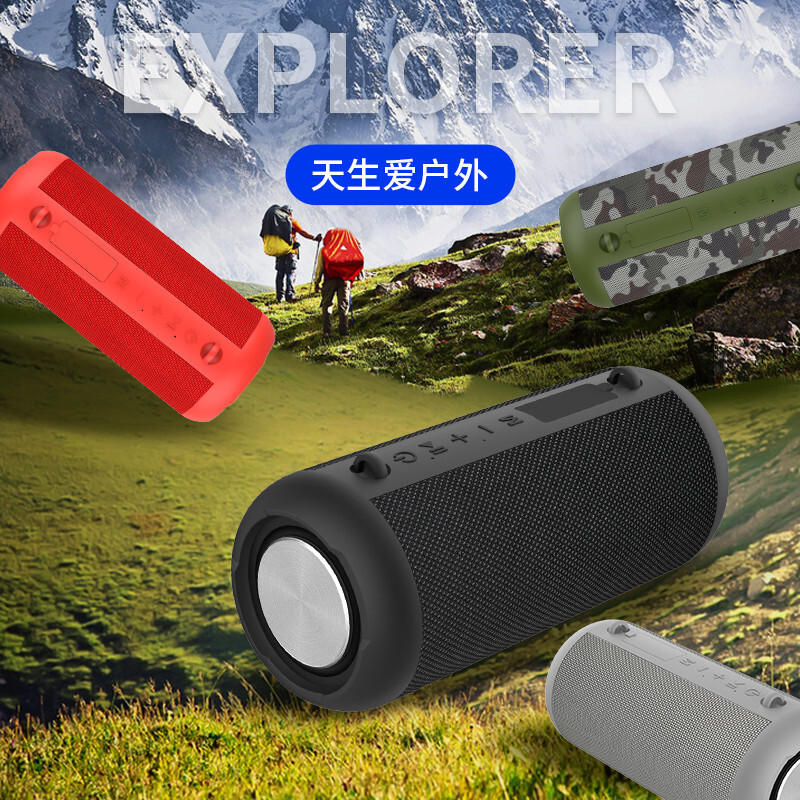 Hộp âm thanh Bluetooth cho người dùng gia đình, âm thanh nổi lớn, hộp âm thanh nhỏ di động, pháo âm thanh siêu nhẹ