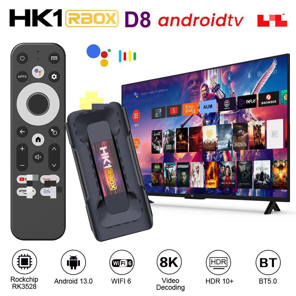 HK1 RBOX-D8 TV BOX KK3528 WII6 8K บลูทูธ 5.0.