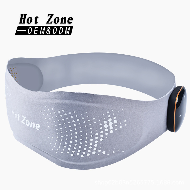 HOTZONE Đồ thị đường cong trong thời kỳ kinh nguyệt làm nóng bụng hồng ngoại với vành đai mát xa EMS.