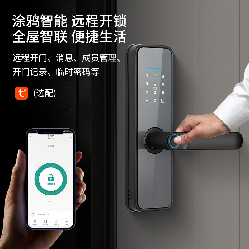 This is the first time that we've got a smart lock on an apartment.