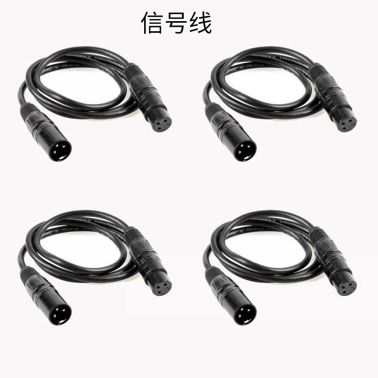 Tín hiệu đường DMX512 kết nối cáp với đường dây điện giai đoạn ánh sáng