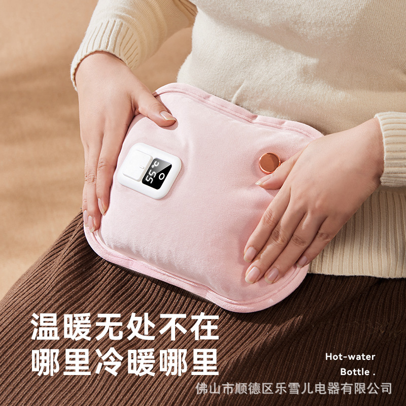 The temperature of the Buffet's electric heat bag shows that the smart blast-proof national safe handbag warms the baby with a vent.