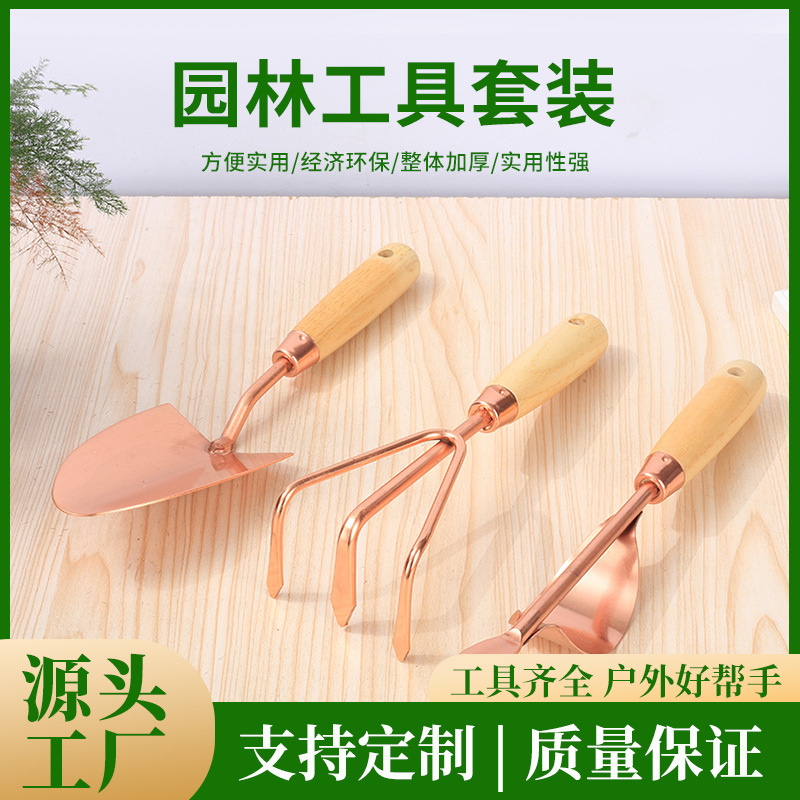 Toàn bộ ba bộ hoa nhà trồng và các công cụ làm vườn bằng ngọc lam