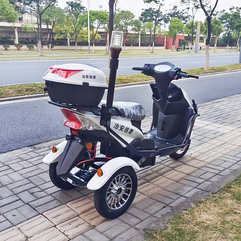 三轮物流巡逻车不倒翁三轮车景区校园观光车保安物流景区巡逻车