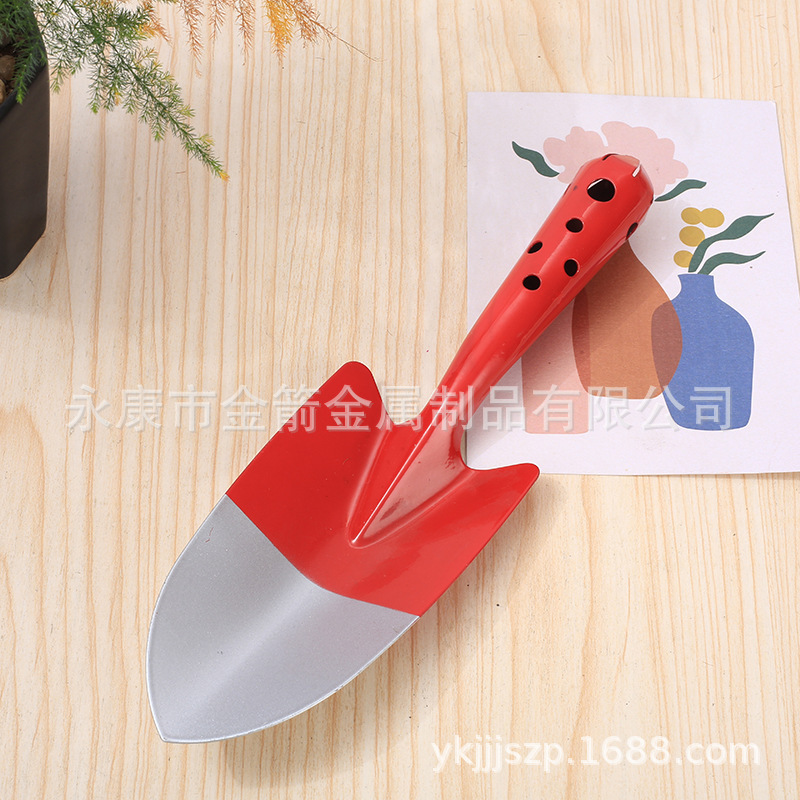 xẻng vườn nhà, chậu ngoài trời để loại bỏ xẻng nhiều mục đích, xẻng vườn sơn nhỏ.