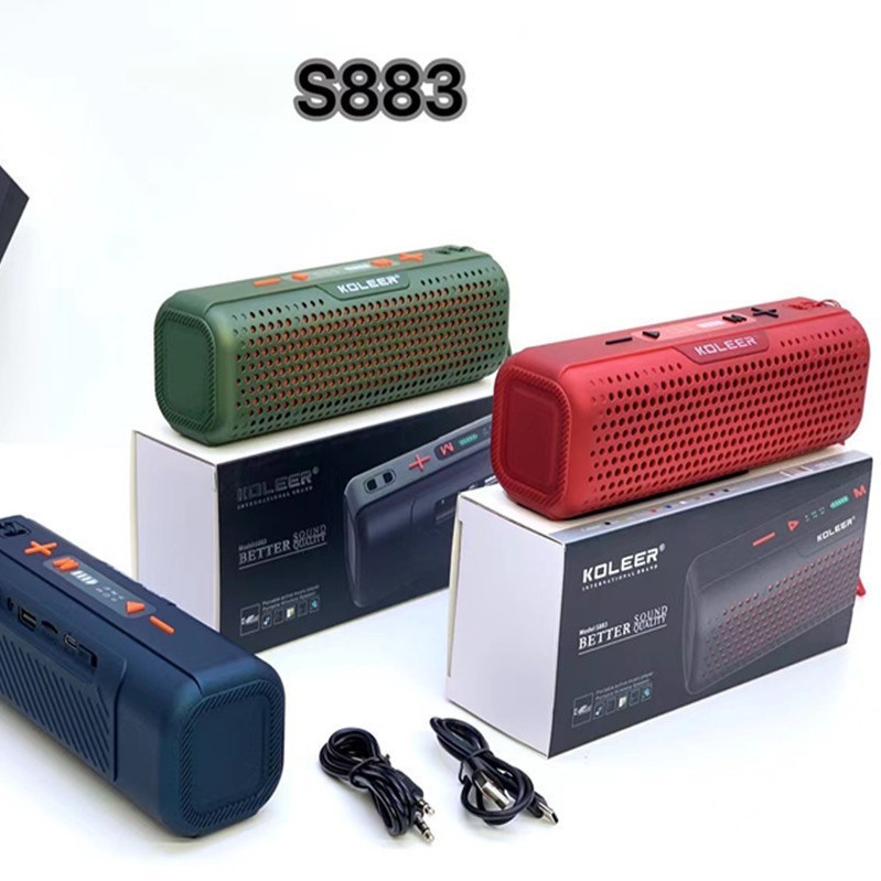 Koleer S883 sound out-out-Wing giọng nói trong màn hình nền với đại bác bass