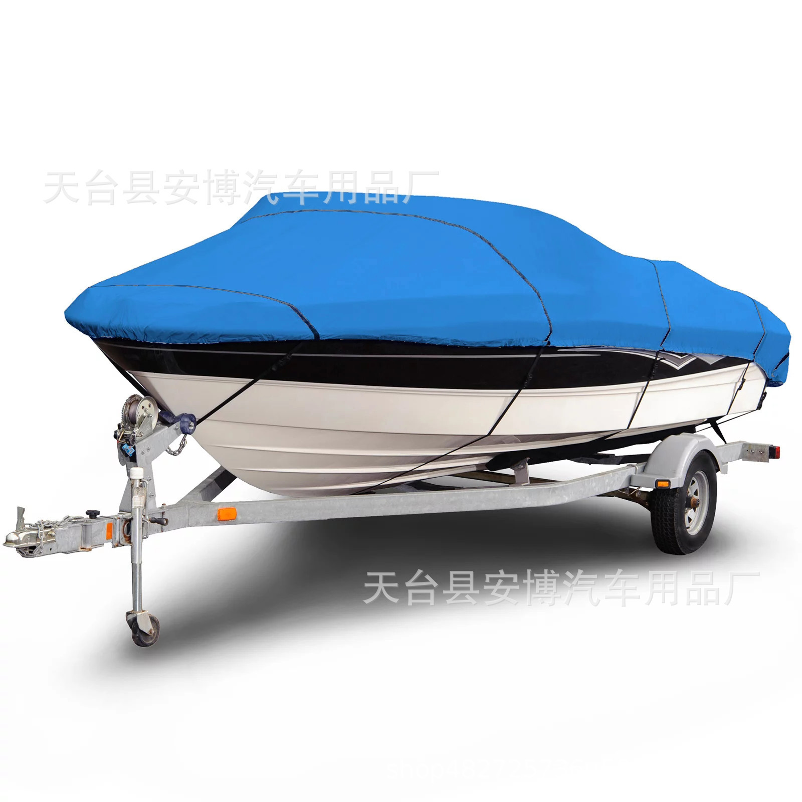 廠家定製600D防水防曬牛津布拖車輪船罩遊艇罩摩托艇罩Boat Cover