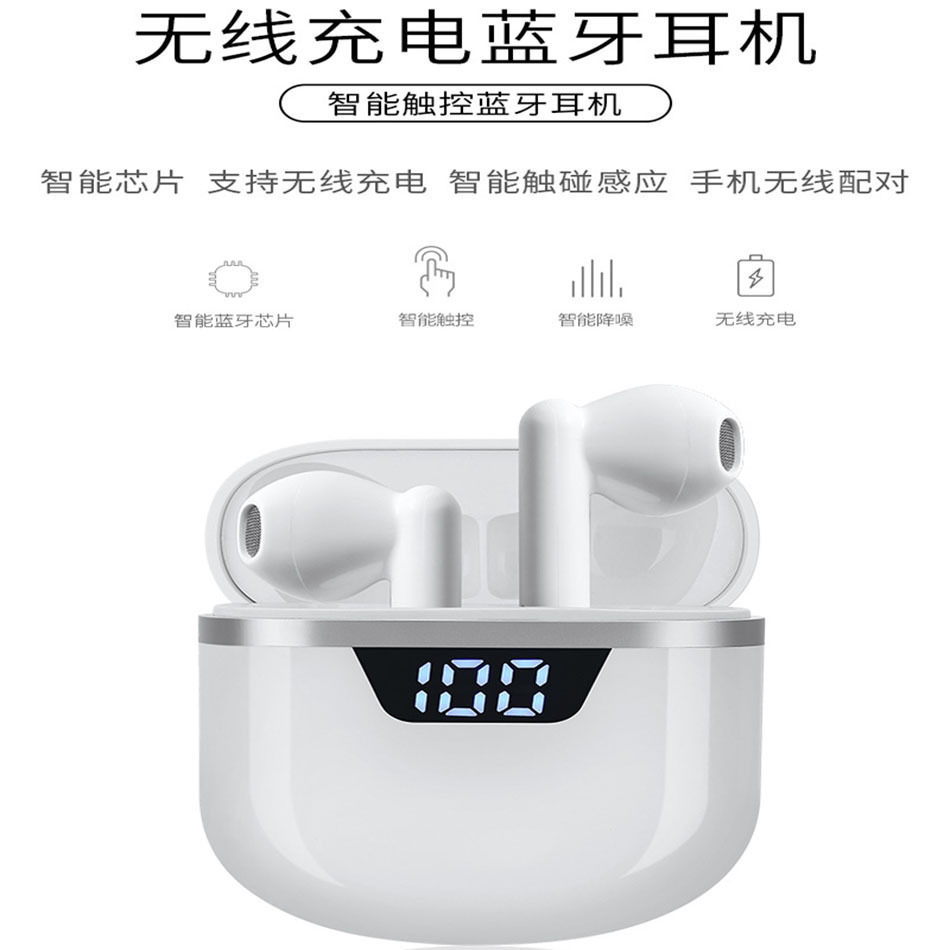 Sắp xếp chéo tai TWS lits Wireless giảm nhiễu Hiển thị đầu máy sửa đổi riêng nhà máy