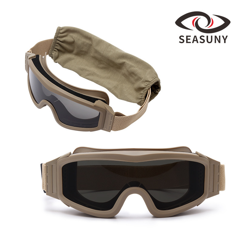 The ses motorcycle cross-country goggles ride the wind mirrors, the sports fan C.S. mask tactical blast protection mirrors.