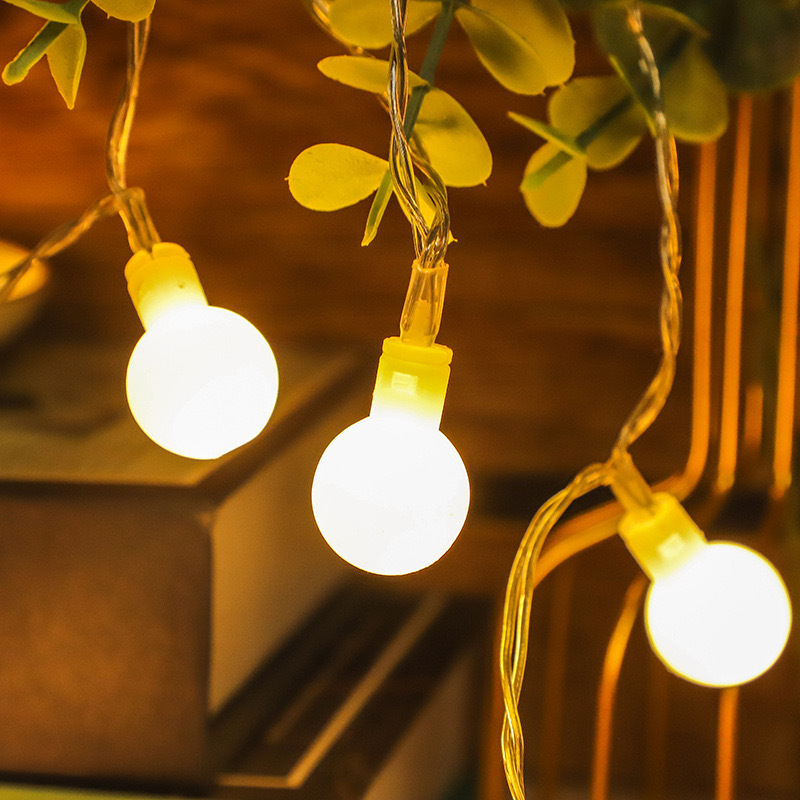 Đèn LED cắm trại, bóng không thấm nước, bóng cát năng lượng mặt trời, cảm nhận ngày Giáng sinh.