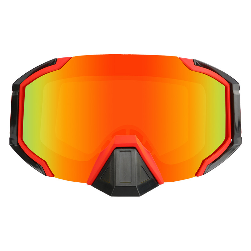 2022 Nose column double-defunct ski mirrors, outdoor wind sand multi-purpose ski glasses.