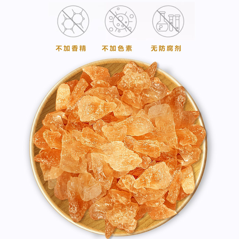 Benan, mía đường, đường vàng, hạt nhỏ 500g, từng gói một, với một miệng khép kín, súp và tinh thể.