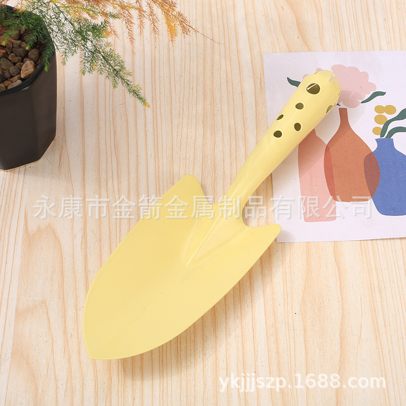 xẻng vườn nhà, chậu ngoài trời để loại bỏ xẻng nhiều mục đích, xẻng vườn sơn nhỏ.