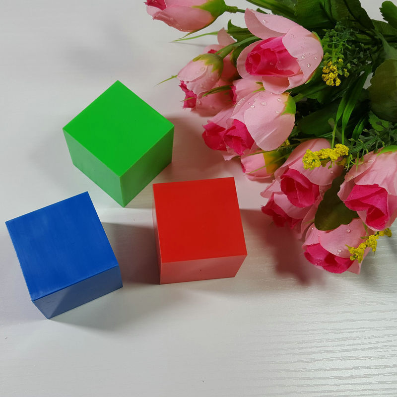 Wholesale teaching geometric square model, pre-school kindergarten teaching square model.