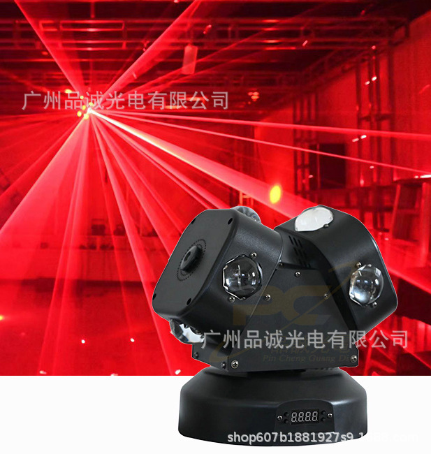 Ánh sáng laser RG mới 8x10w RGBW 4in1 đèn LED đầu DMX512 Vòng tay không giới hạn