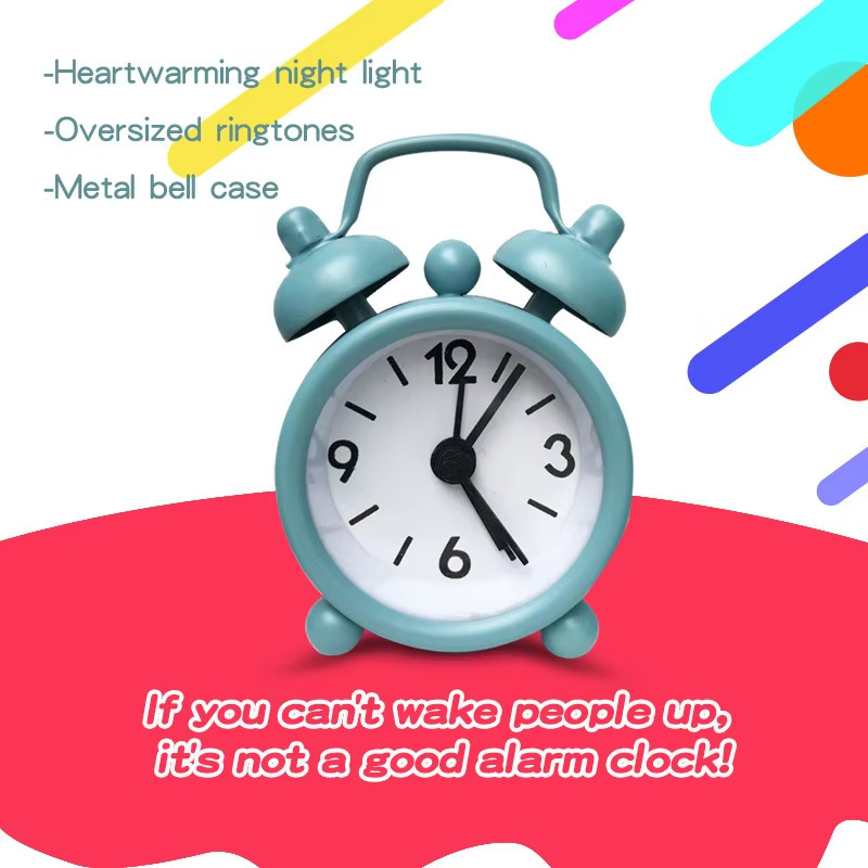 Tạo ra máy tính đồng hồ kim loại mini-metallic, đồng hồ báo thức nhỏ, đồng hồ điện tử nhỏ cho việc dọn dẹp lễ hội mới.
