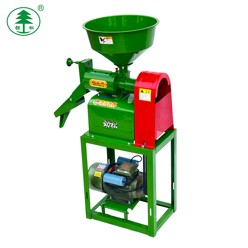 Small and medium-sized family rice mills, commercial de-skinning, shell-skinning rice machine.