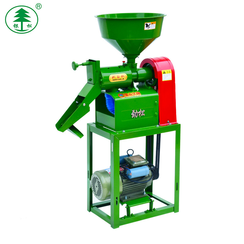 Small and medium-sized family rice mills, commercial de-skinning, shell-skinning rice machine.