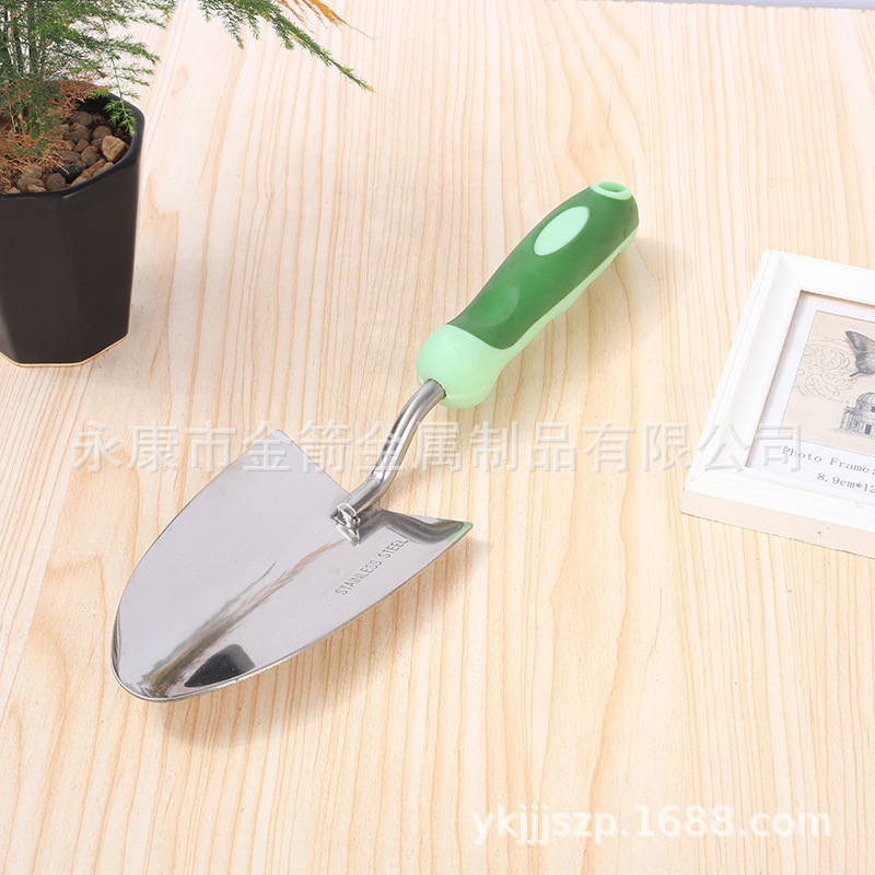 Ba bộ công cụ làm vườn nhà cho công cụ làm vườn trẻ em cho xẻng thép không gỉ