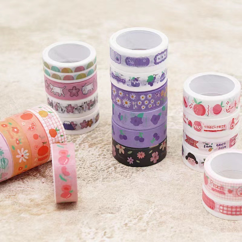 Cartoon và băng giấy thiết lập 60 tham gia vào các tài liệu mặc quần áo ngược dễ thương hộp băng