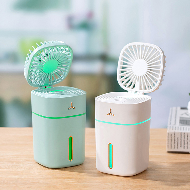 U9 tay với máy phun nước làm mát bàn với ánh sáng ban đêm ba lần một máy tính nhỏ tiền mặt