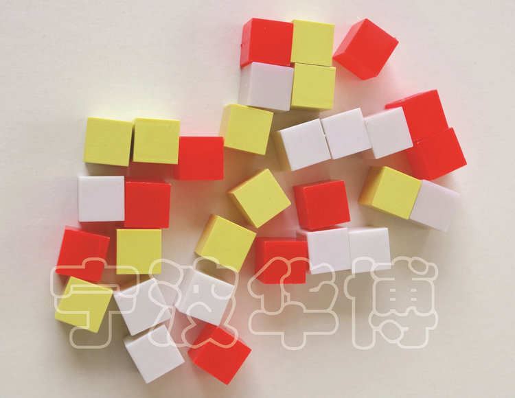 Wholesale teaching geometric square model, pre-school kindergarten teaching square model.