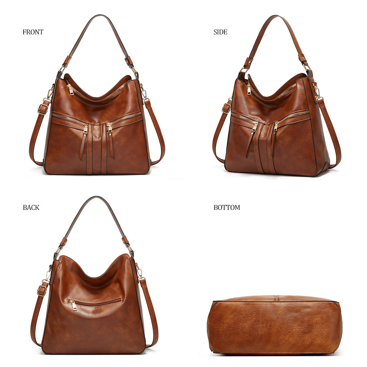 Cross-border hot girl bag, 2024, new European-American flexible leather, big-volume tot-packed tot-packed toddler.