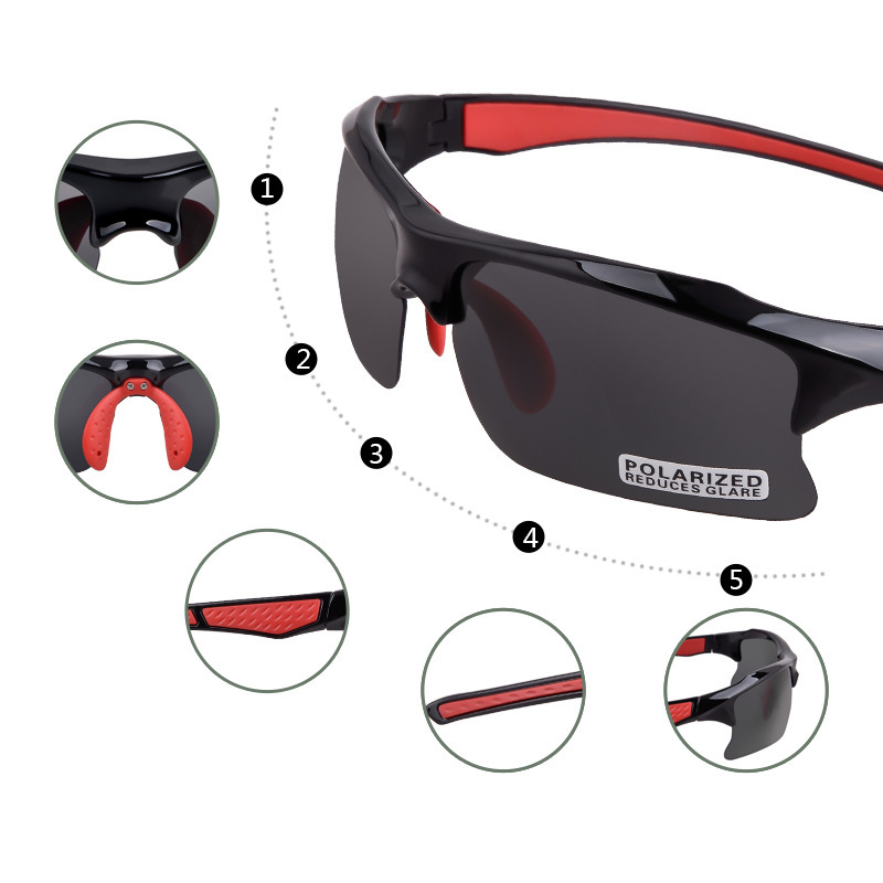 Cross-border bursting outdoor light-fishing sunglasses.