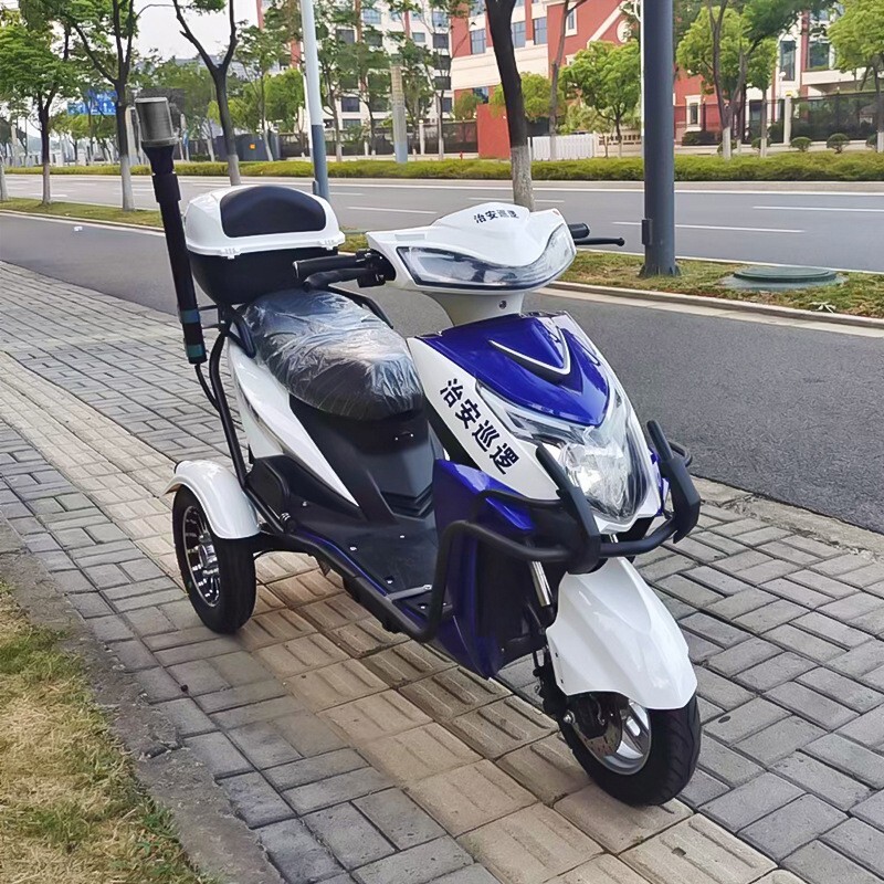 三轮物流巡逻车不倒翁三轮车景区校园观光车保安物流景区巡逻车