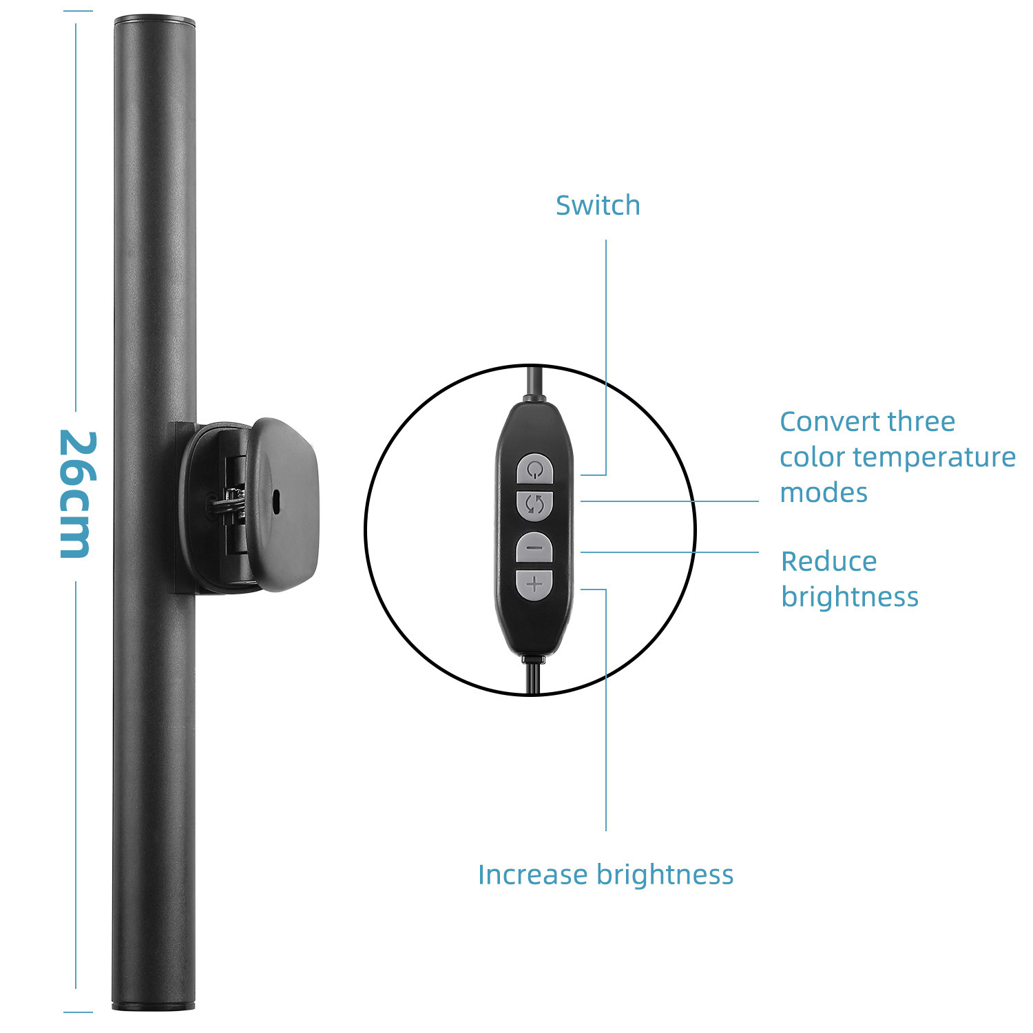 Đèn màn hình máy tính, đèn đọc trên máy tính, đèn thị giác, đèn laptop USB.