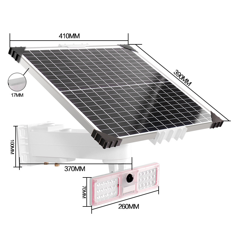 A package of mail from the solar power system for the outdoor monitoring of power storage for household camera photovoltaic power