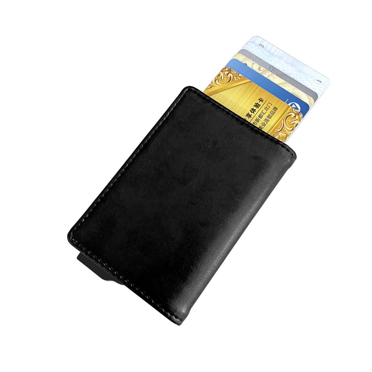 แพ็คบัตรเครดิตปลอม Rfid antimaxic carbook sult of the atmosporic card ที่มีความจุสูงสําหรับ อะลูมิเนียมอัลลอย