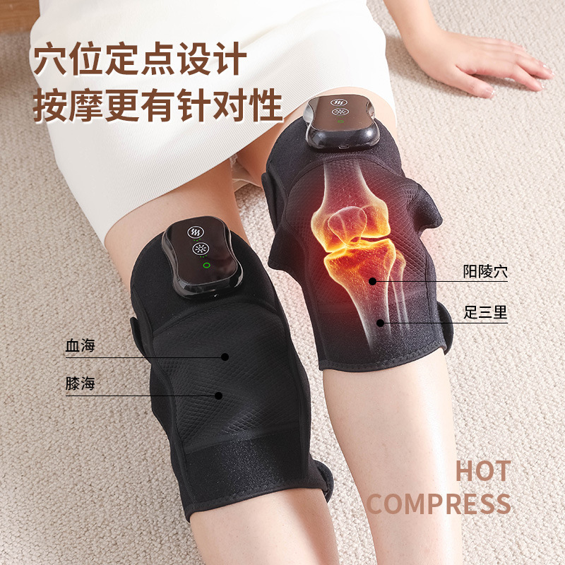 Customized processing of small batches of cross-border foreign trade, Japanese and Korean pulse massages, smart electro-thermal knee-care shoulder massage machines