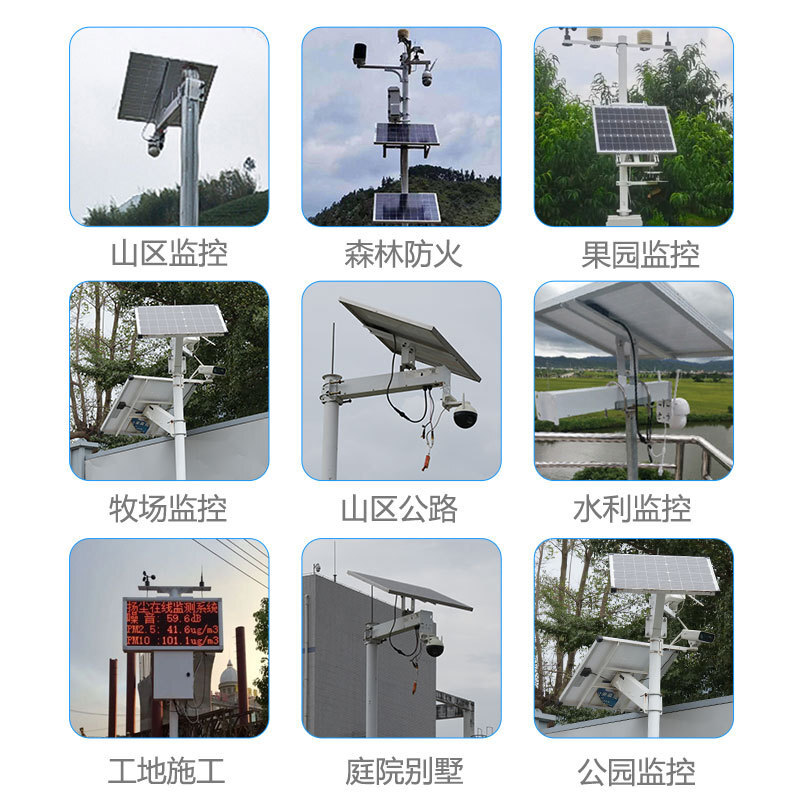 Cross-border custom solar-controlled electricity supply system 12V lithium-cell outdoor photovoltaic solar panels