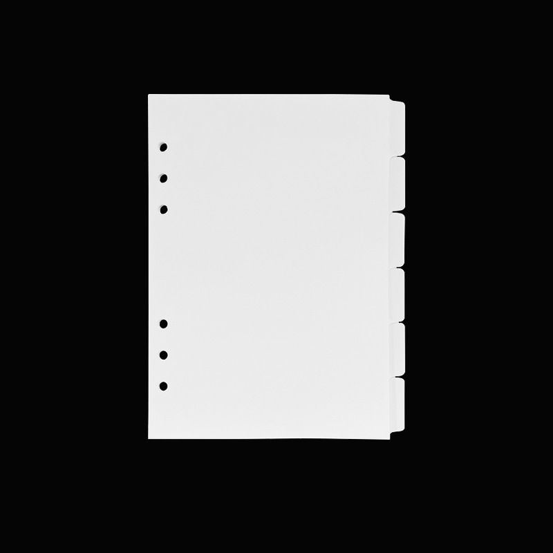 PP white separated pages, laptop pip core, A5 pip core.