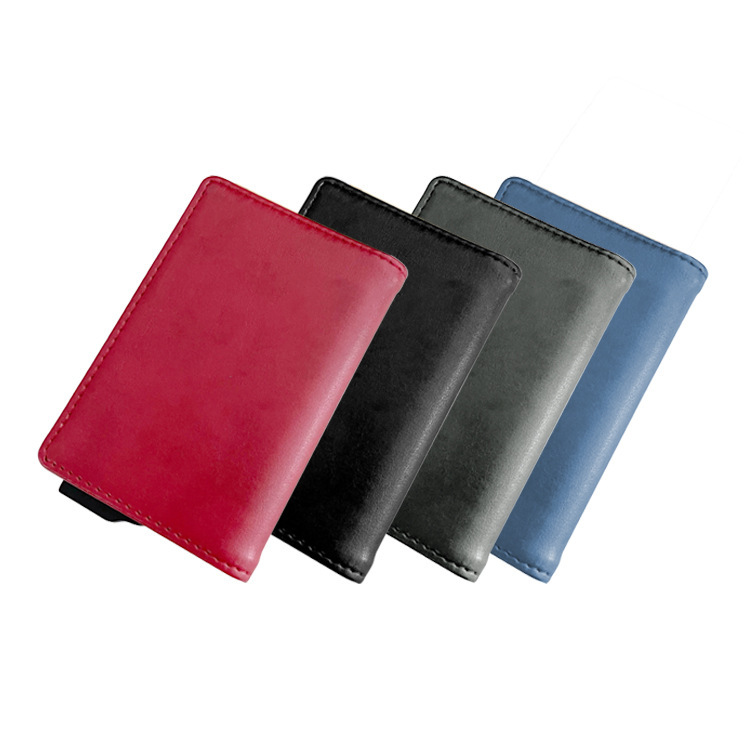 แพ็คบัตรเครดิตปลอม Rfid antimaxic carbook sult of the atmosporic card ที่มีความจุสูงสําหรับ อะลูมิเนียมอัลลอย