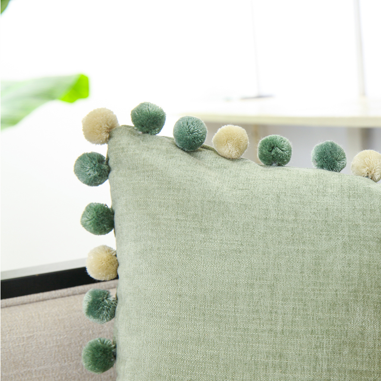 Cross-border wholesale ins, modern and simple ball-side with a twirl-coloured sofa twirl.