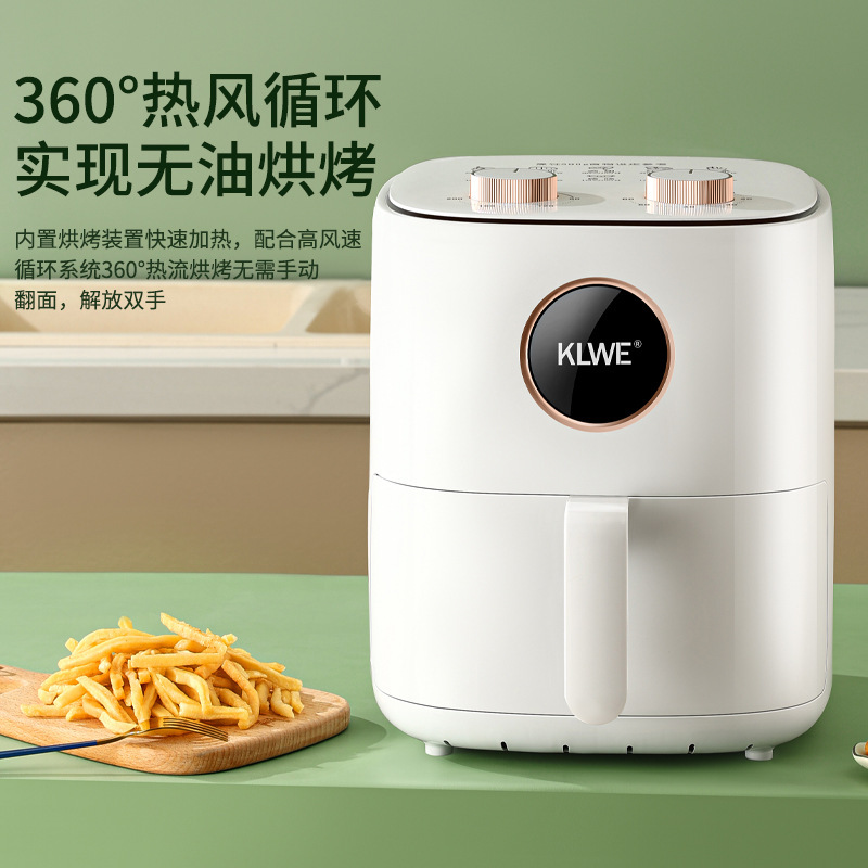 Air-cuttered smarts with a visual-touched electric frying pan with oil-free multi-purpose French fries ovens