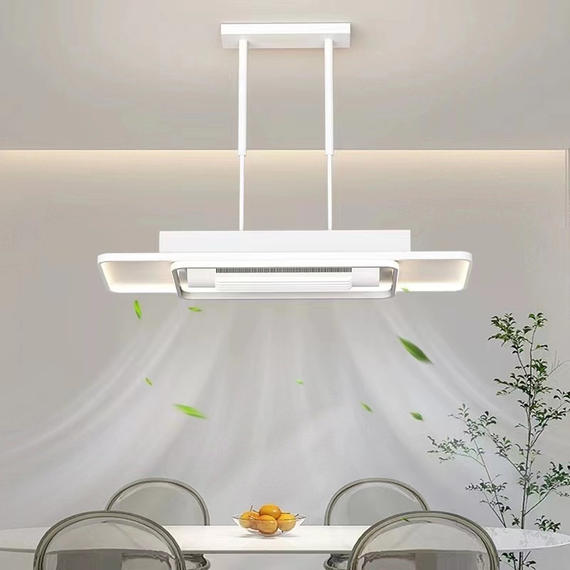 A new roller-roller leafless fan light in the invisible fan light is modern and simple.