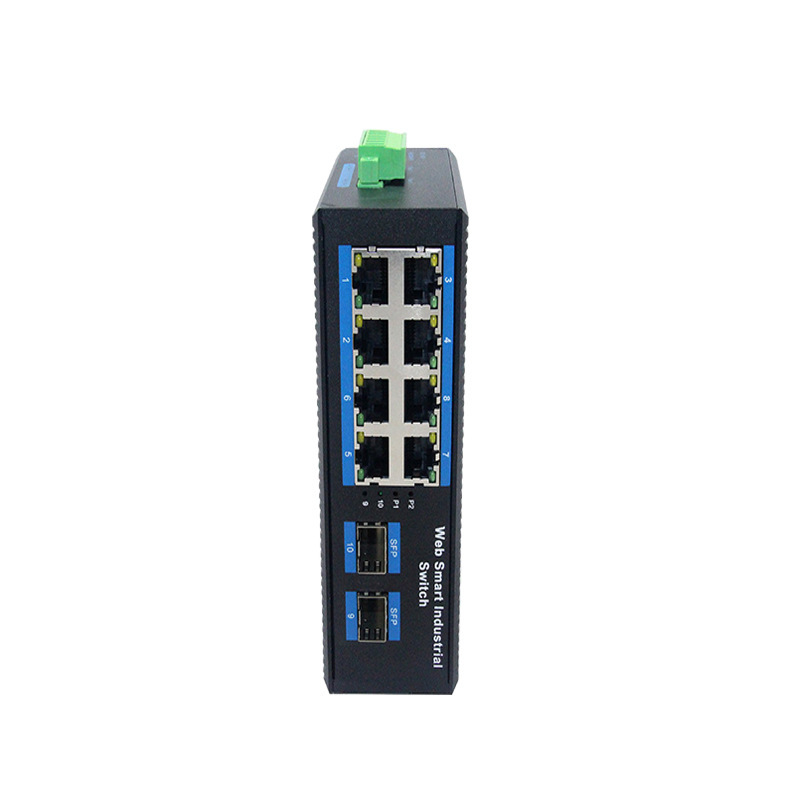 G2-ray 8-wib management of PoE Industrial Aluminium Alloy Switch Ethernet switch, fibre-optic transceiver