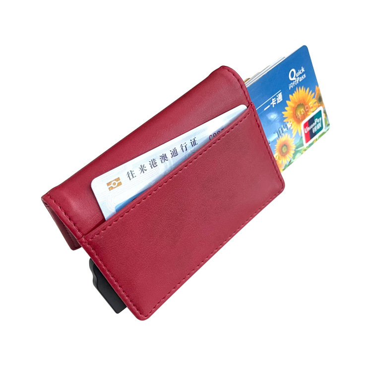 แพ็คบัตรเครดิตปลอม Rfid antimaxic carbook sult of the atmosporic card ที่มีความจุสูงสําหรับ อะลูมิเนียมอัลลอย