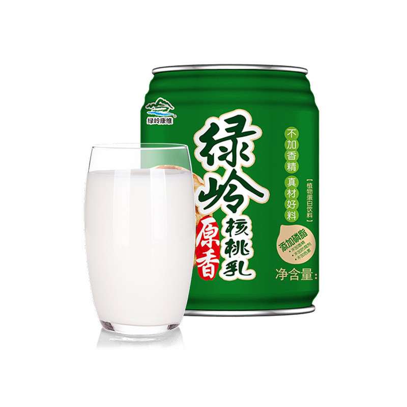 綠嶺   原香核桃乳    植物蛋白飲料  240ml*20罐   飲品