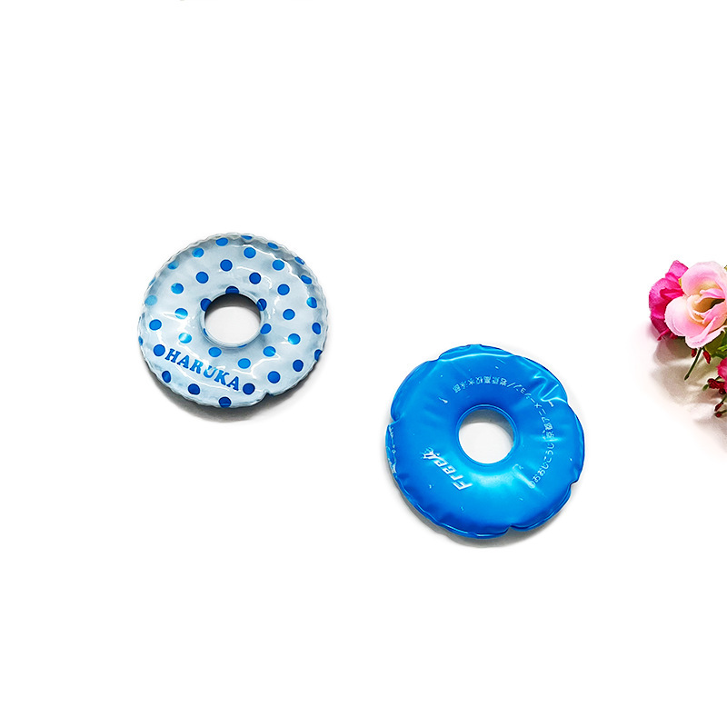 Toy swimming, Barbie doll swimming, cute donuts.